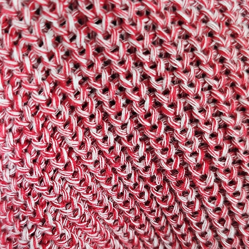 Madewell Marled Ribbed Lace-Up  Sweater. - Picture 4 of 9